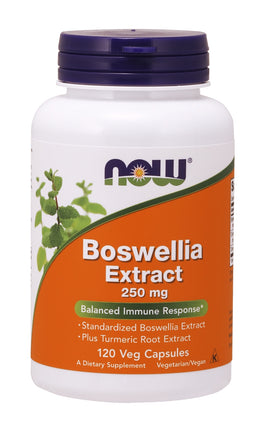 Boswellia Extract 250 mg, 120 Veg Capsules , Brand_NOW Foods Form_Veg Capsules Potency_250 mg Size_120 Caps