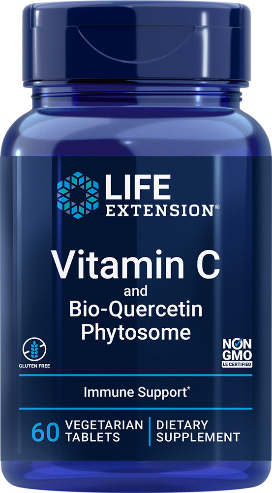Vitamin C with Dihydroquercetin, 1000 mg, 60 Vegetarian Tablets ,