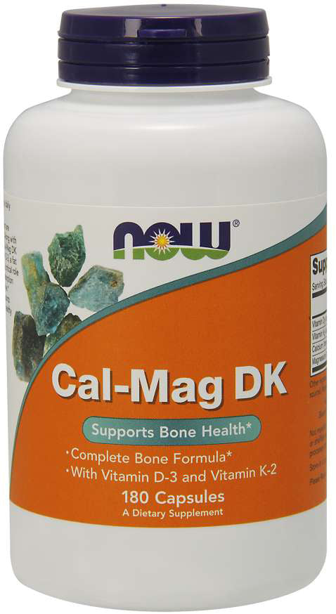 Cal-Mag DK, 180 Capsules , Brand_NOW Foods Form_Capsules Size_180 Caps