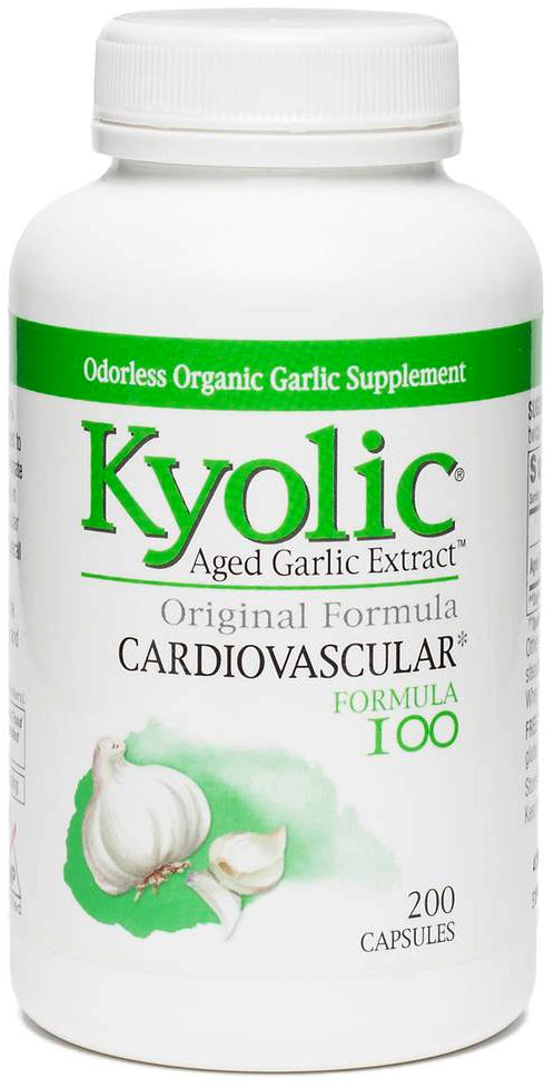 Aged Garlic Extract™ Cardiovascular Original Formula 100, 200 Capsules , Brand_Kyolic Form_Capsules Size_200 Caps