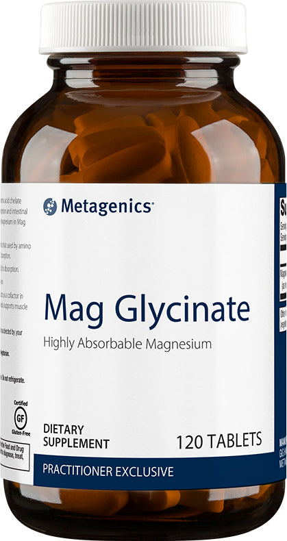Mag Glycinate, 120 Tablets , Brand_Metagenics Form_Tablets Size_120 Tabs