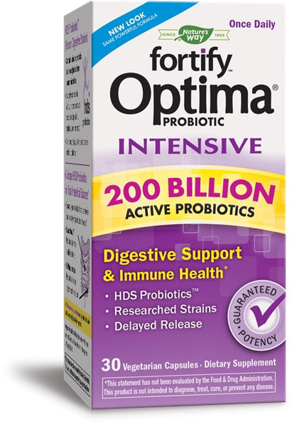 Fortify™ Optima® Intensive 200 Billion Probiotic, 30 Veg Capsules , Brand_Nature's Way Form_Veg Capsules Size_30 Caps
