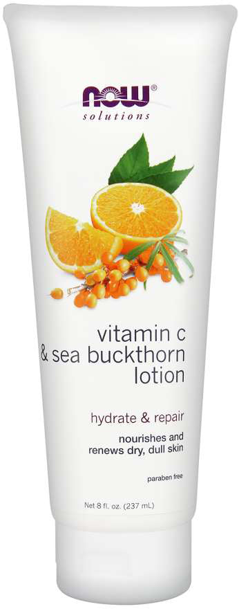 Vitamin C & Sea Buckthorn Lotion, 8 Fl Oz , Brand_NOW Foods Form_Lotion Size_8 Fl Oz