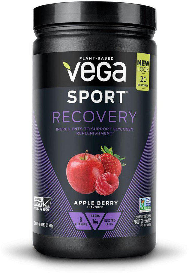 Vega Sport® Recovery, Apple Berry Flavor, 1.2 lbs (540 g) , Brand_Vega Flavor_Apple Berry Form_Powder Size_1 Lbs