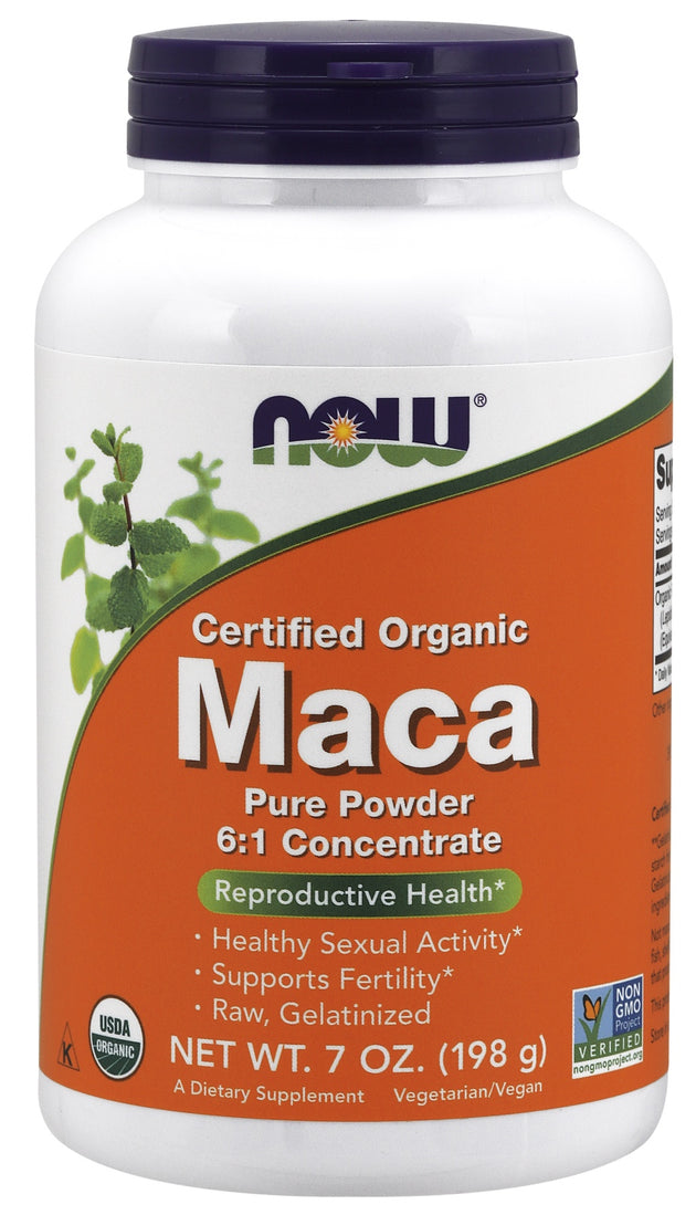 Maca Pure Powder, Organic, 7 oz. , Brand_NOW Foods Form_Powder Size_7 Oz