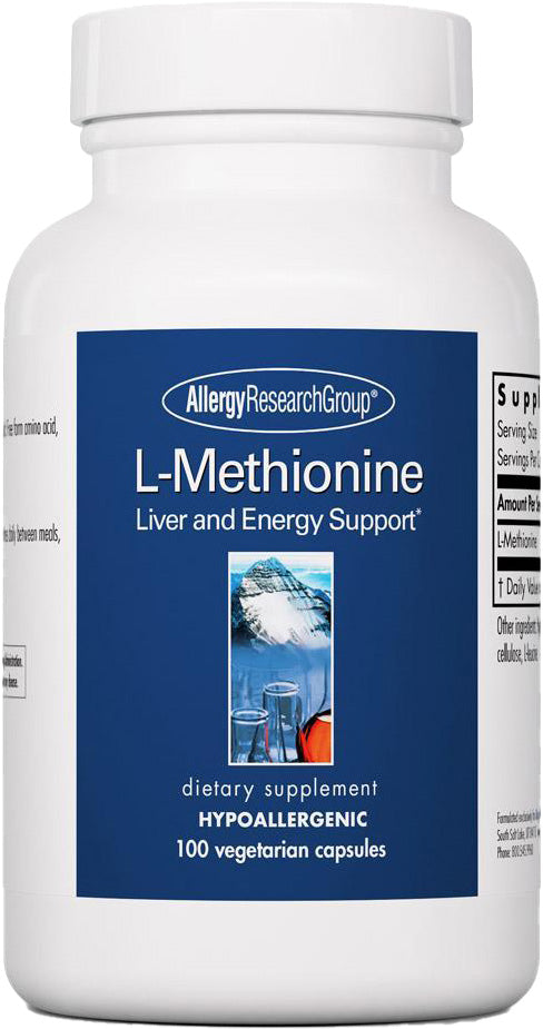 L-Methionine, 500 mg, 100 Vegetarian Capsules , Brand_Allergy Research Group