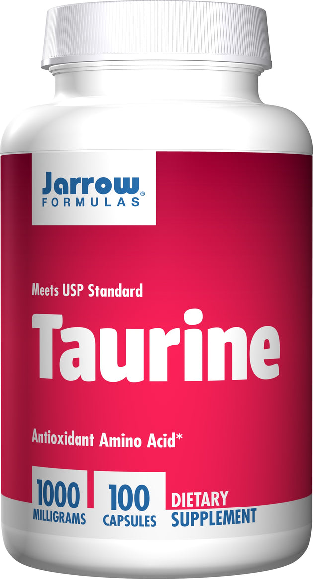 Taurine, 1000 mg, 100 Capsules , Brand_Jarrow Formulas Potency_1000 mg Size_100 Caps