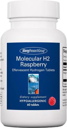 Molecular H2 Raspberry, 60 Tablets , Brand_Allergy Research Group
