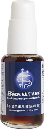 Biocidin® LSF Broad-Spectrum Liposomal Formula, 1.7 Fl Oz (50 mL) Liposomal Oil , Brand_Bio Botanical Research Form_Liposomal Oil Size_1.7 Fl Oz