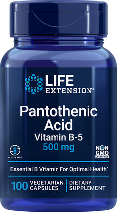 Pantothenic Acid, 100 Vegetarian Capsules ,