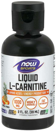 L-Carnitine Liquid 1000 mg, Tropical Punch Flavor, 2 Fl Oz