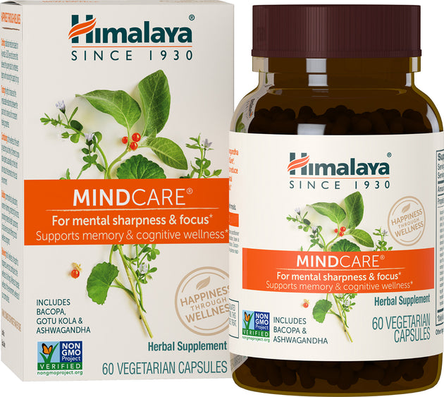 MindCare®, 60 Vegetarian Capsules , Brand_Himalaya Herbal Healthcare Form_Vegetarian Capsules Size_60 Caps