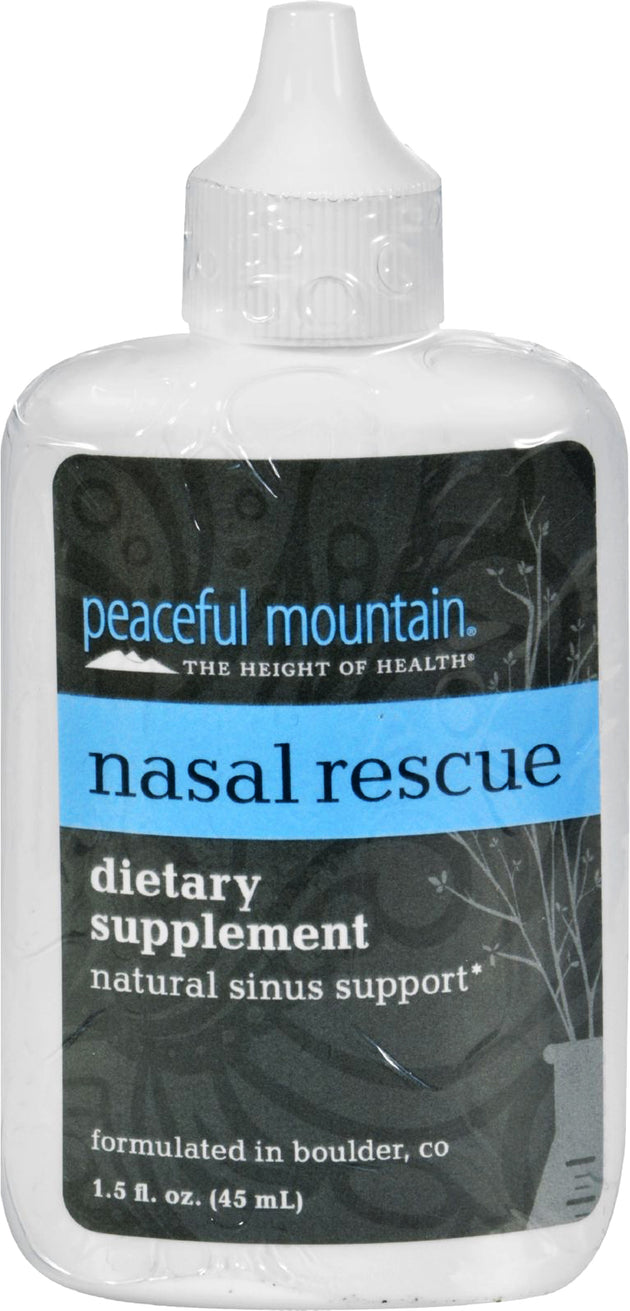 Nasal Rescue, 1.5 Fl Oz (45 mL) Liquid , Brand_Peaceful Mountain Form_Liquid Size_1.5 Fl Oz
