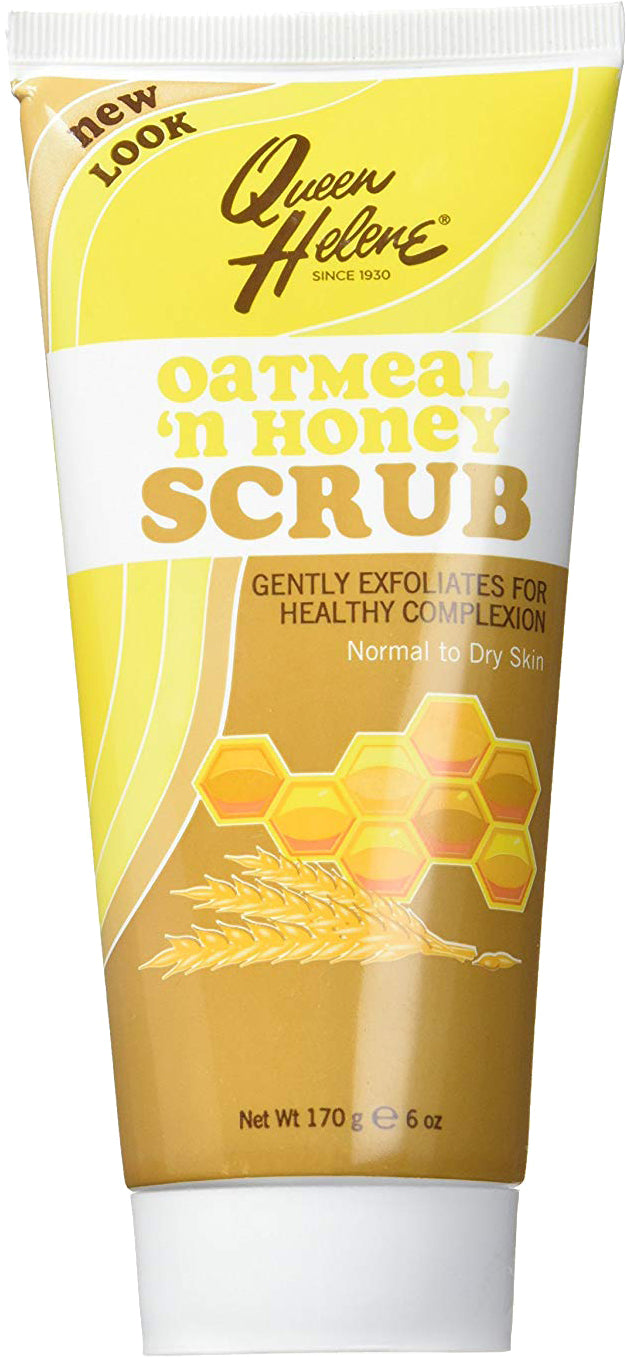Oatmeal n' Honey Scrub, 6 Oz (170 g) Scrub , Brand_Queen Helene Form_Scrub Size_6 Oz