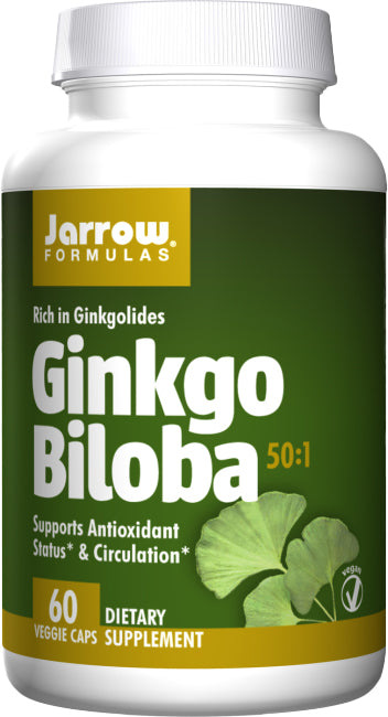 Ginkgo Biloba, 60 mg, 60 Capsules ,