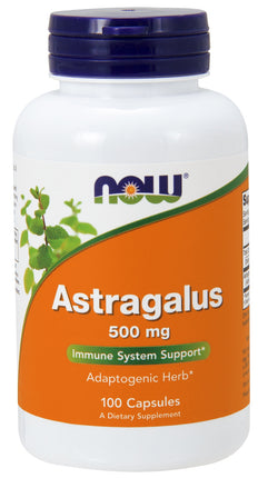 Astragalus 500 mg, 100 Veg Capsules , Brand_NOW Foods Form_Veg Capsules Potency_500 mg Size_100 Caps