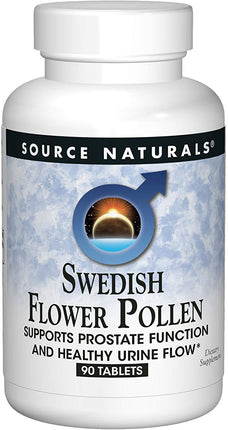 Swedish Flower Pollen Extract, 90 Tablets , Brand_Source Naturals Form_Tablets Size_90 Tabs