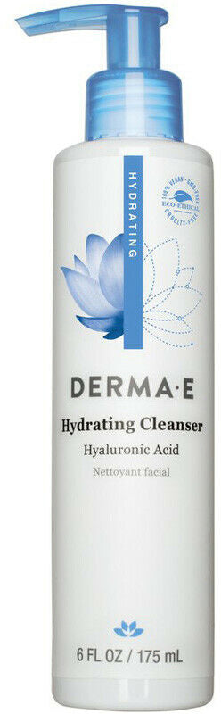 Hydrating Cleanser with Hyaluronic Acid, 6 Fl Oz (175 mL) Gel , Brand_Derma E Form_Gel Size_6 Fl Oz