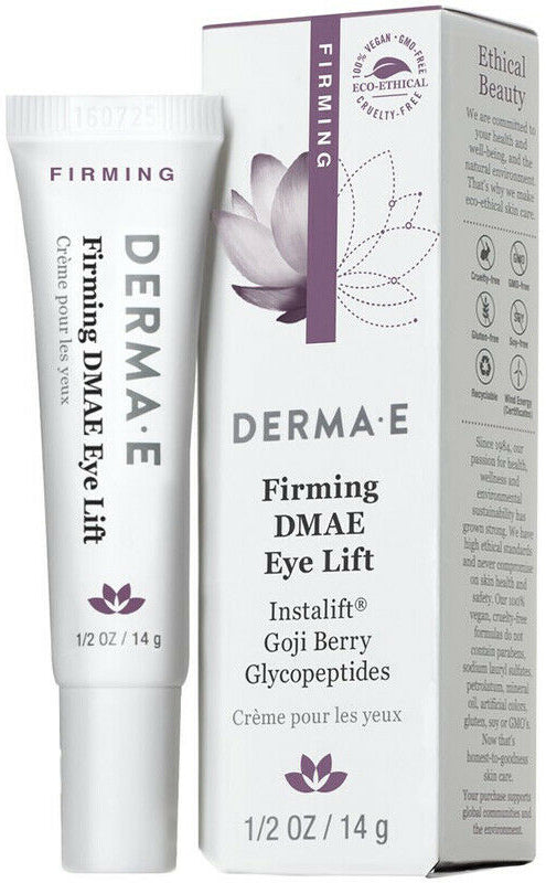 Firming DMAE Eye Lift with Instalift® Goji Berry and Glycopeptides, 0.5 Oz (14 g) Cream , Brand_Derma E Form_Cream Size_0.5 Oz