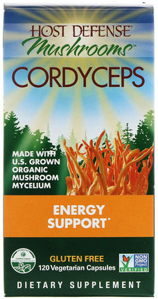 Organic Cordyceps, 120 Vegetarian Capsules , Brand_Host Defense Form_Vegetarian Capsules Size_120 Caps