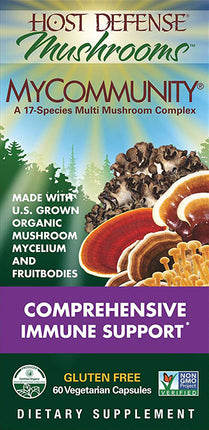 MyCommunity®, 60 Vegetarian Capsules , Brand_Host Defense Form_Vegetarian Capsules Size_60 Caps