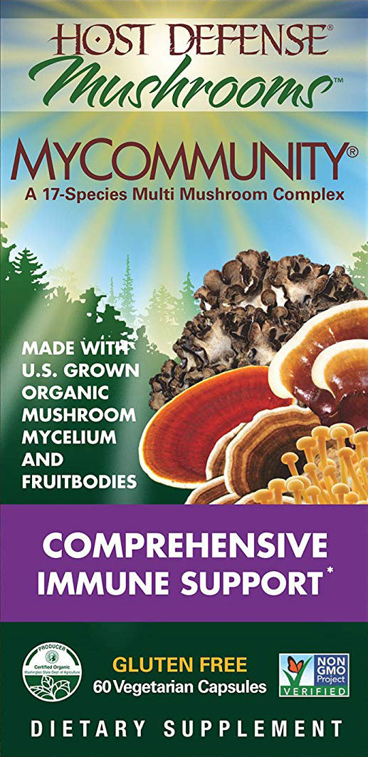 MyCommunity®, 60 Vegetarian Capsules , Brand_Host Defense Form_Vegetarian Capsules Size_60 Caps