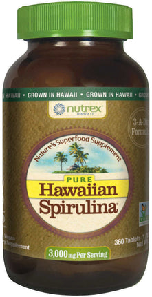Pure Hawaiian Spirulina®, 3000 mg Per Serving, 180 Tablets