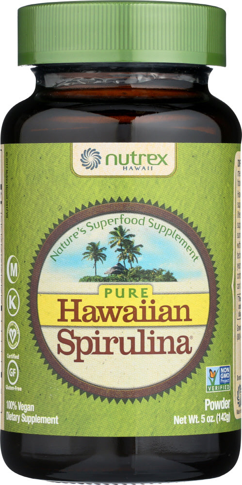 Pure Hawaiian Spirulina®, 5 Oz (142 g) Powder , Brand_Nutrex Hawaii Form_Powder Size_5 Oz