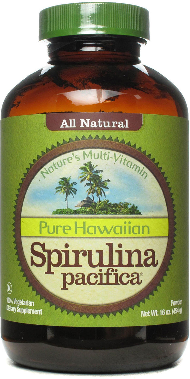 Pure Hawaiian Spirulina®, 16 Oz (454 g) Powder , Brand_Nutrex Hawaii Form_Powder Size_16 Oz