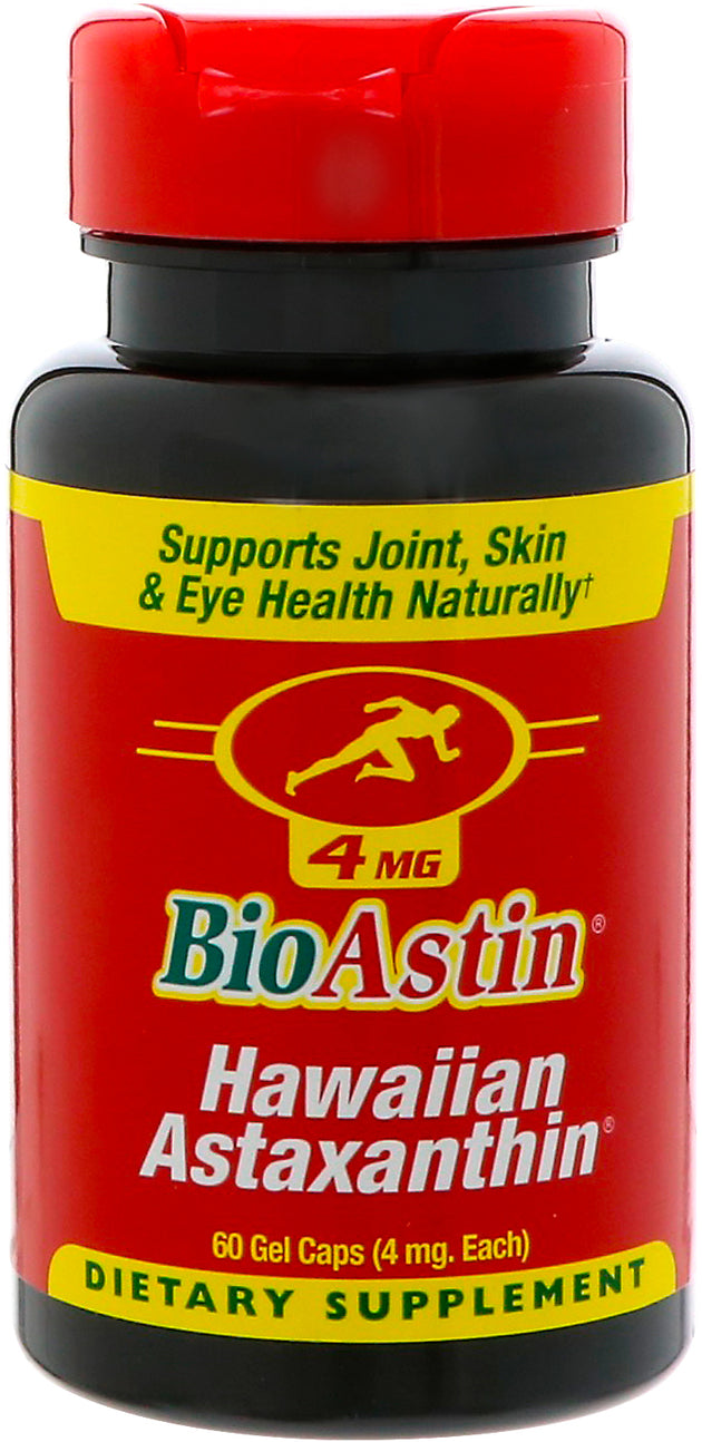 BioAstin Hawaiian Astaxanthin, 4 mg, 60 Softgels , Brand_Nutrex Hawaii Form_Softgels Potency_4 mg Size_60 Tabs