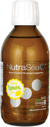 NutraSea HP™ Omega-3 Extra Strength, Zesty Lemon Flavor, 6.8 Fl Oz (200 mL) Liquid , Brand_Ascenta Flavor_Lemon Potency_1500 mg Size_6.8 Fl Oz