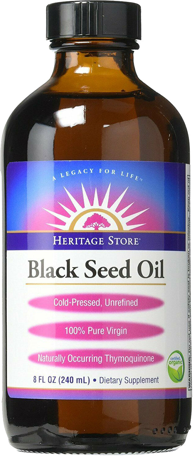 Black Seed Oil, 8 Fl Oz (240 mL) Liquid , Brand_Heritage Store Form_Oil Size_8 Fl Oz