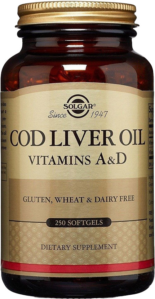 COD Liver Oil with Vitamins A & D, 250 Softgels , 20% Off - Everyday [On]