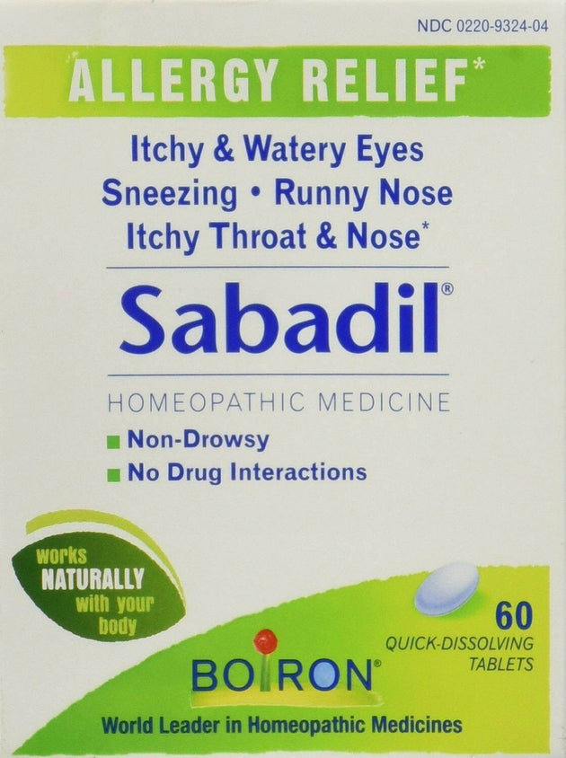 Sabadil, 60 Tablets , Brand_Boiron Form_Tablets Size_60 Tabs