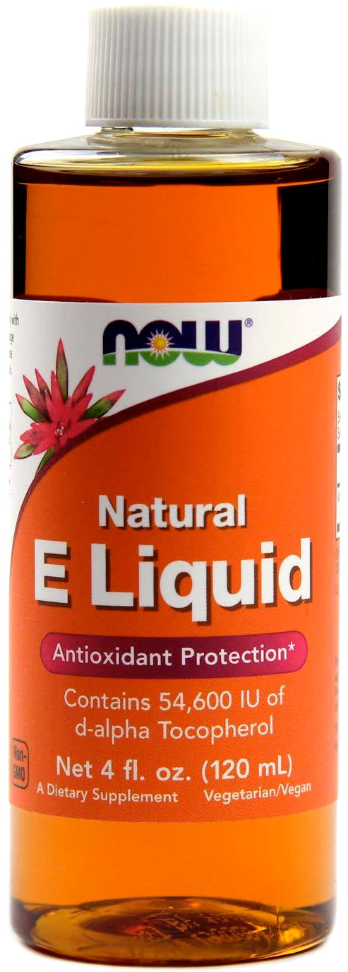 Vitamin E Natural Liquid, 13,650 IU, 4 Fl Oz , Brand_NOW Foods Form_Liquid Size_4 Fl Oz