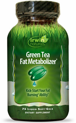 Green Tea Fat Metabolizer, 75 Liquid Softgels , Brand_Irwin Naturals Form_Softgels Size_75 Softgels