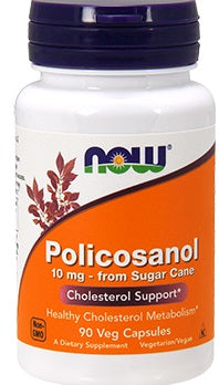 Policosanol 10 mg 90 vegcaps , Brand_NOW Foods Form_Veg Capsules