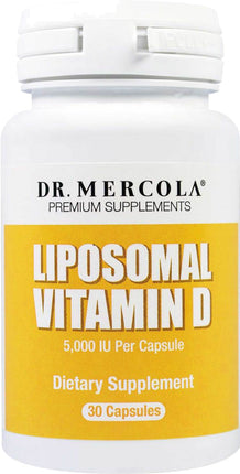 Liposomal Vitamin D3, 5000 IU per Capsule, 30 Capsules , Brand_Dr Mercola Form_Capsules Size_30 Caps