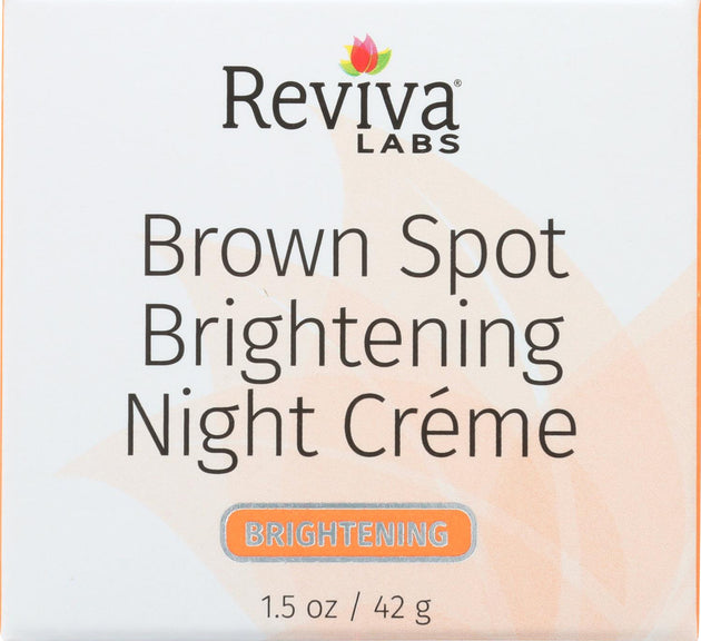 Brown Spot Brightening Night Créme, 1.5 Oz (42 g) Cream , Brand_Reviva Form_Cream Size_1.5 Oz