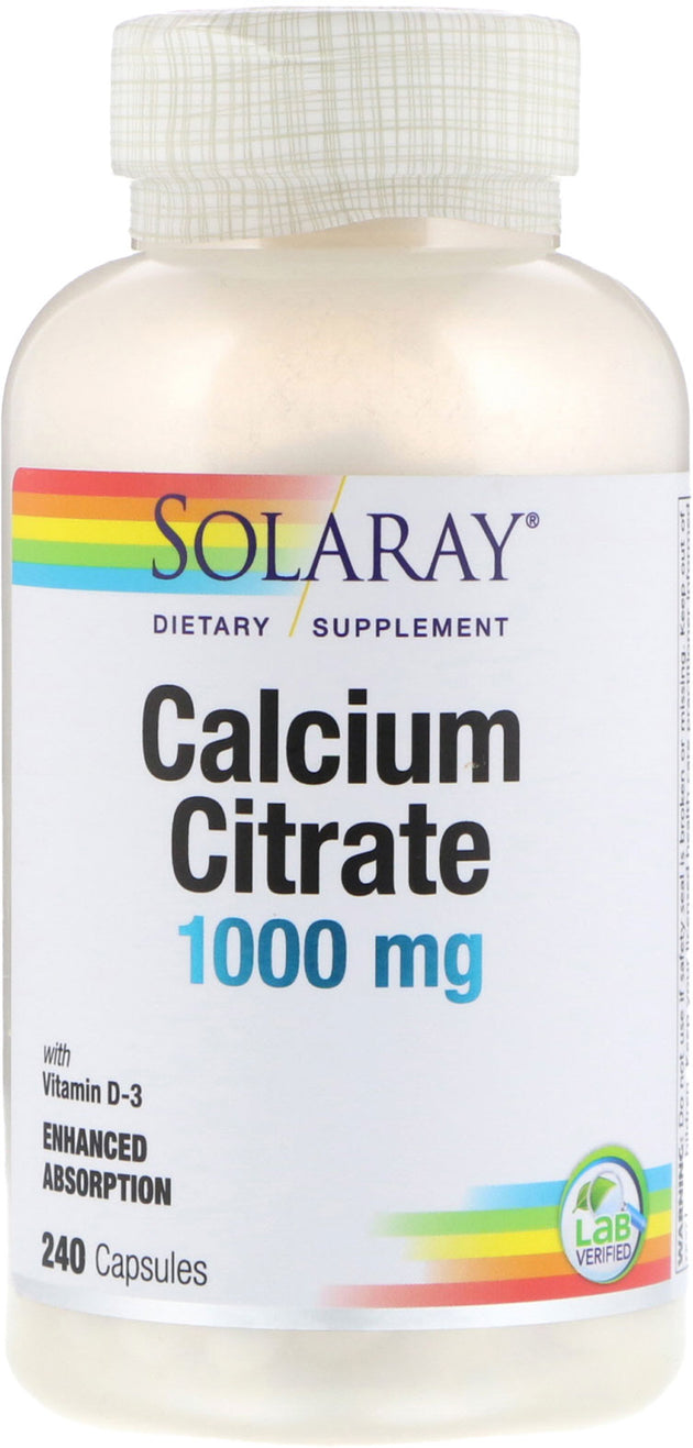 Calcium Citrate, 1000 Mg, 240 Capsules , 20% Off - Everyday [On]