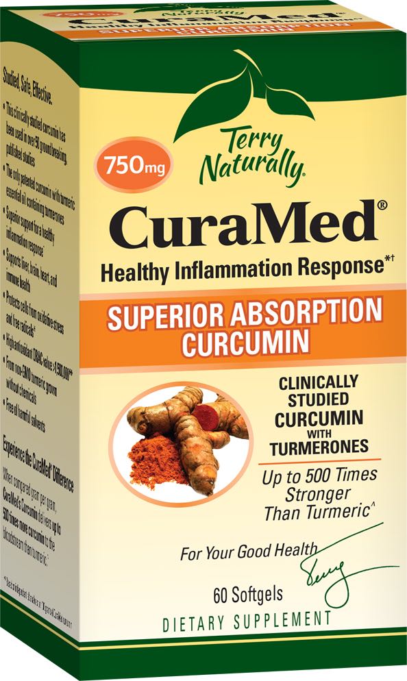 Terry Naturally CuraMed 750 mg, 60 Softgels , Brand_Europharma Potency_750 mg Size_60 Softgels