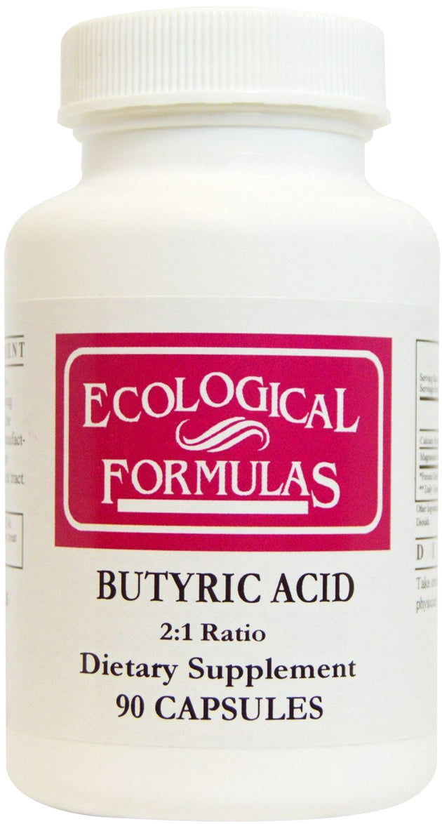 Butyric Acid 2:1 Ratio, 90 Capsules , Brand_Ecological Formulas Form_Capsules Size_90 Caps