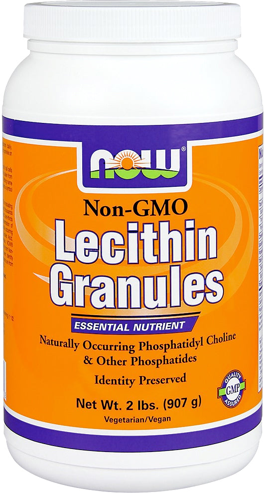 Non-GMO Lecithin Granules, 2 Lb Powder , Brand_NOW Foods Form_Powder Size_2 Lbs