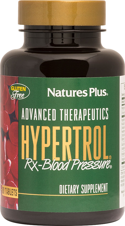 Advanced Therapeutics Hypertrol RX Blood Pressure 60 Vegetarian Tablets , Brand_Nature's Plus Form_Vegetarian Tablets Size_60 Tabs