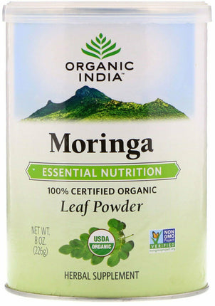 Organic Moringa Leaf Powder, 8 Oz (226 g) Powder , 20% Off - Everyday [On]