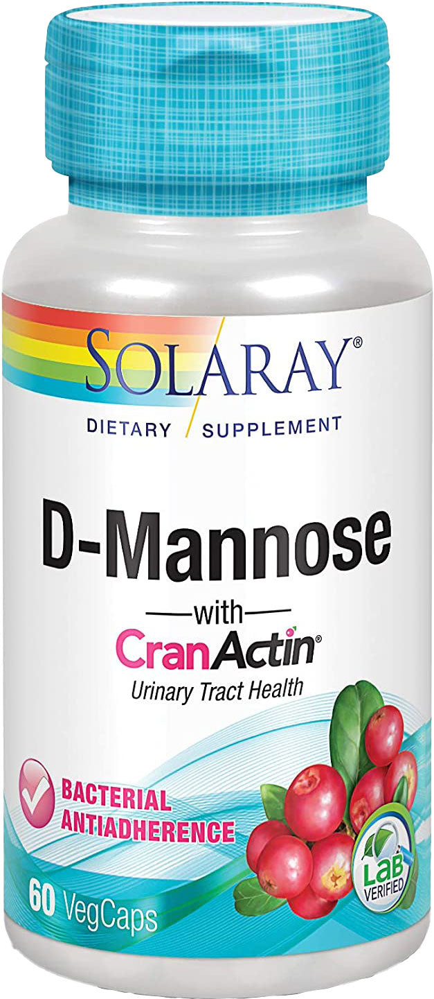 D-Mannose with CranActin®️, 60 Vegetarian Capsules , 20% Off - Everyday [On]