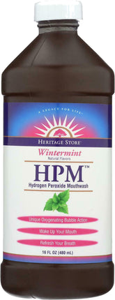 Hydrogen Peroxide Mouthwash, Wintermint Flavor, 16 Fl Oz (480 mL) Liquid