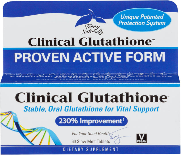 Clinical Glutathione, 60 Slow Melt Tablets , Brand_Euromedica Form_Slow Melt Tablets Size_60 Tabs