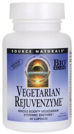 Vegetarian Rejuvenzyme, 60 Tablets , Brand_Source Naturals Form_Tablets Size_60 Tabs