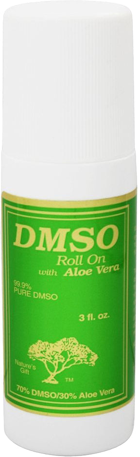 DMSO Roll On with Aloe Vera, 70% DMSO and 30% Aloe Vera, 3 Fl Oz (88 mL) Liquid , Brand_DMSO Form_Liquid Size_3 Fl Oz